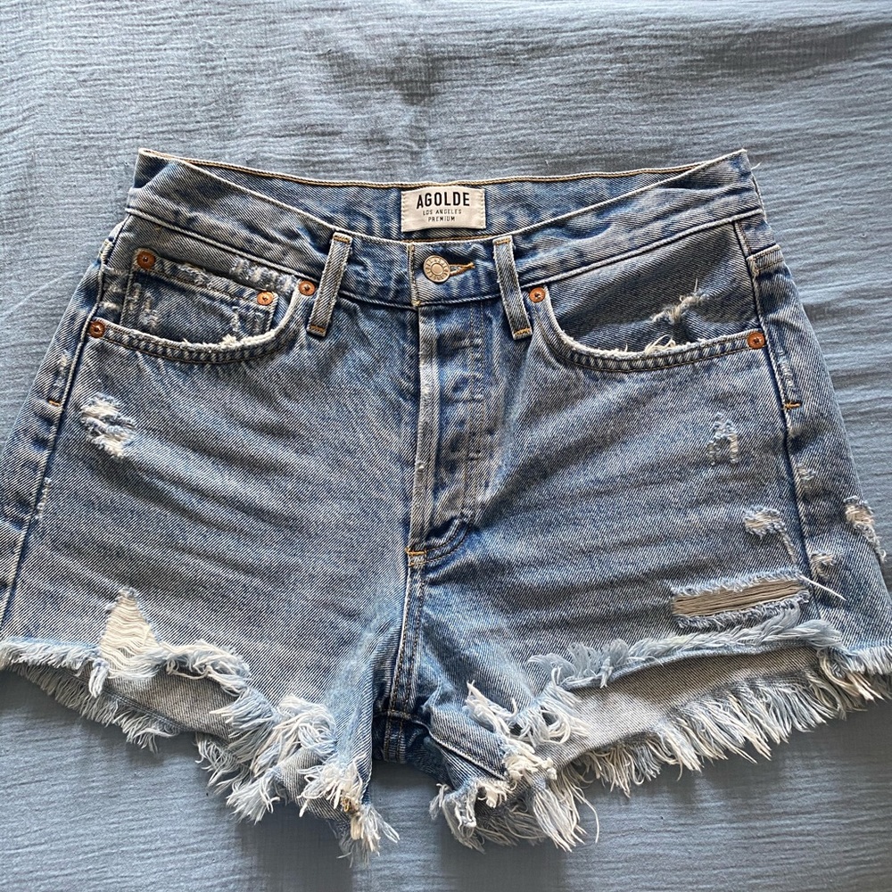 SOLD🚨🚨LIKE NEW- AGOLDE PARKER SHORTS SWAPMEET - Picture 2 of 6